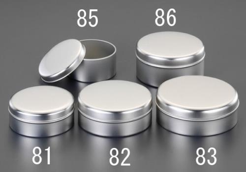 エスコ (ESCO) EA508SC-81 φ 90x 33mm 容器(スチール製) EA508SC-81