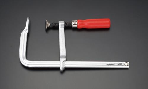 エスコ (ESCO) EA526TG-4 0- 300mm/ 80mm L型クランプ EA526TG-4 【3個セット】