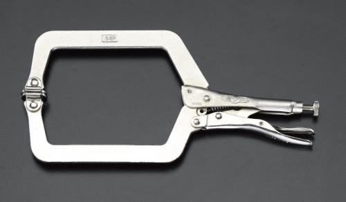 エスコ (ESCO) EA533AH-18 0-200mm/455mm ロッキングCクランプ EA533AH-18 【2個セット】