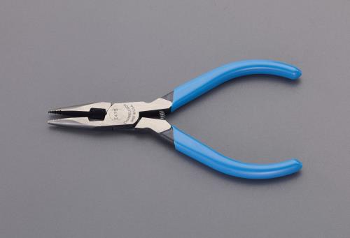 エスコ (ESCO) 123mm ロングノーズプライヤー(バネ付) EA537AG-5