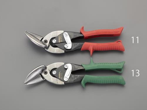 エスコ (ESCO) EA544MS-13 240mm はさみ・ステンレス板用(オフセット型/直・右曲 EA544MS-13