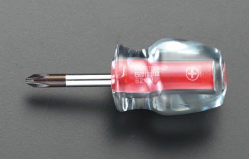 エスコ (ESCO) EA557CB-2 #2x 38mm [+]ドライバー(スタビー型 クリスタル) EA557CB-2