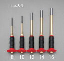 エスコ (ESCO) EA572DP-10 10x240mm ロング平行ピンポンチ(グリップ付) EA572DP-10