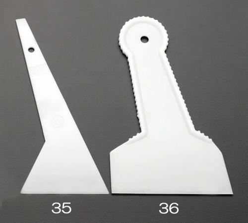エスコ (ESCO) EA579AJ-36 125x195mm パテベラ(プラスチック製) EA579AJ-36 【14個セット】