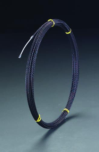 仕様：●メーカー:マーベル(MARVEL)●型番:MW-6030●商品名:Jetライン●テープサイズ:φ5.7mm×30m●リードヘッド径:先端:φ9mm末端:φ9mm●使用荷重:2.9kN(295kgf)●破断荷重:6.4kN(650kgf)●材質:ポリエステル●直線やカーブも難なくクリア!●スチール製リードヘッド付き●細いラインと太いラインを撚り合わせる画期的な構造で摩擦抵抗は1/3●カーブやコーナーの多い配線作業でスピードアップ●ガイドワイヤー付きリードヘッドで曲線もラクラク●樹脂製で安全性が高く、スチール、ワイヤーロープに比べ非常に軽く、取り扱いが容易です。●破断荷重は6.4kN(使用安全耐荷重2.9kN)キズ、衝撃に強く折損や破断しにくいです。●鉄製のテープよりも軽く、取り扱いが容易で、カーブやコーナーの多い配線作業に適しています。商品画像に関する注意事項：●画像に数字等の情報が入っている場合は、　品番末尾が対象商品の画像となります。