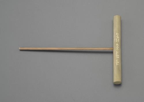 Wrenches - エスコ (ESCO) EA642LV-5 5.0mm 六角棒レンチ/T型(ノンスパーキング) EA642LV-5