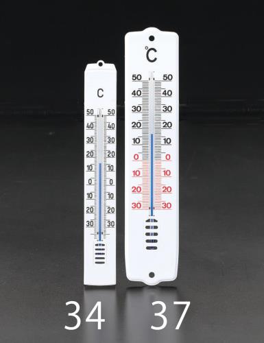 エスコ (ESCO) 180x26mm 温度計(白) EA728G-