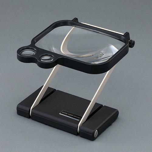 エスコ (ESCO) EA756FE-21 x1.8/x4.0/x7.0 110x145mm スタンドルーペ EA756FE-21