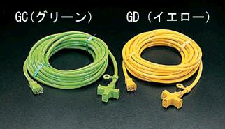 エスコ (ESCO) EA815GD-5 AC125V/15A/ 5m 延長コード EA815GD-5 【3本セット】