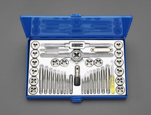 エスコ (ESCO) EA829VX-1 M 3-M12 タップダイスセット(並目/細目) EA829VX-1