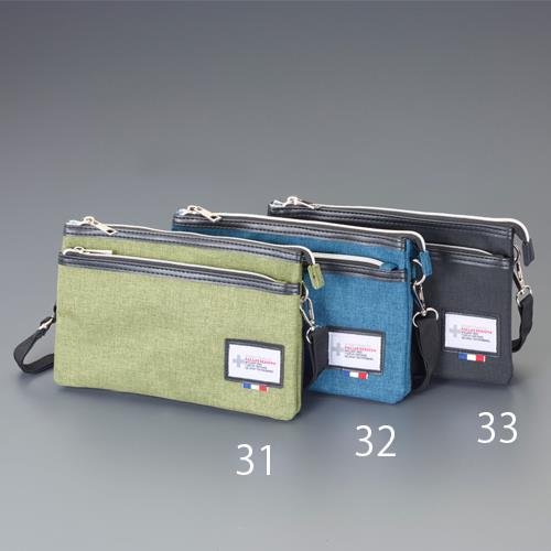 乐天商城 - エスコ (ESCO) EA925CM-31 250x160x 20mm 小物バック(グリーン) EA925CM-31 【5個セット】