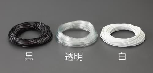 エスコ (ESCO) 6.0x0.4mmx 20m ビニール絶縁チューブ(白) EA944AE-231