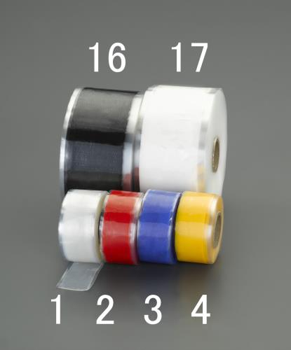 エスコ (ESCO) 25.4mmx 3.65m 自己融着絶縁テープ(レッド) EA944RG-2