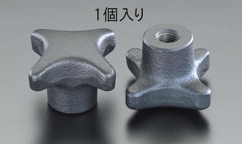 エスコ (ESCO) EA948BX-15 M20x38mm/φ100mm 雌ねじノブ EA948BX-15