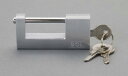 エスコ (ESCO) EA983TD-3 80mm 倉庫錠(アルミ製 同一キー) EA983TD-3(3)