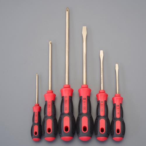 エスコ (ESCO) EA643GR 6本組 ドライバー(ノンスパーキング) EA643GR