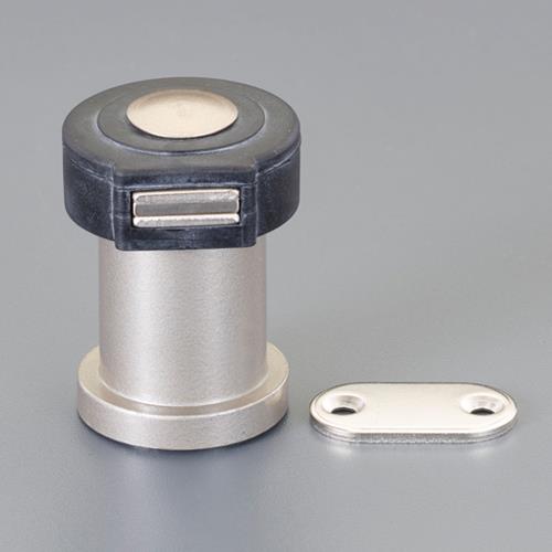 乐天商城 - エスコ (ESCO) EA951LG-65 φ34x45mm 戸当り(木床・コンクリート床用/マグネット) EA951LG-65 【4個セット】