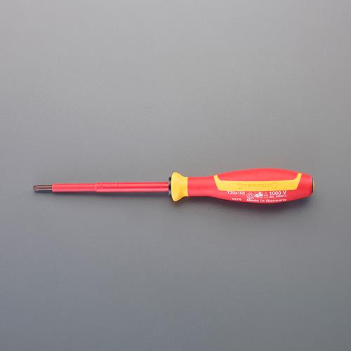 乐天商城 - エスコ (ESCO) EA557SV-25 T25x100mm [TORX]ドライバー(絶縁) EA557SV-25 【2本セット】