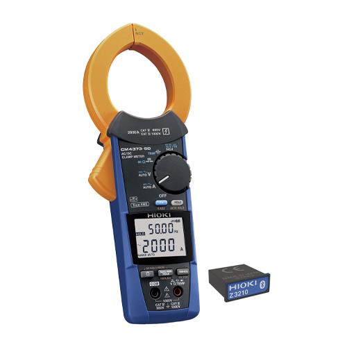 仕様：●メーカー:日置電機(HIOKI)●型番:CM4373-90●仕様:Bluetooth機能付●交流電圧:6/60/600/1000V(15~1kHz,真の実効値整流)基本確度45-66Hz:±0.9%rdg.±0.003V(at6V)●直流電圧:600mV/6V/60V/600V/1000V基本確度:±0.5%rdg.±0.5mV(at600mV)●クレストファクタ:600.0Aレンジ:3以下2000Aレンジ:2.84以下●交流+直流電圧:6/60/600/1000V基本確度DC,45-66Hz:±1.0%rdg.±0.013V(at6V)●交流電流:600/2000A(10~1kHz,真の実効値整流)基本確度45-66Hz:±1.3%rdg.±0.3A(at600A)●直流電流:600/2000A基本確度:±1.3%rdg.±0.3A(600Aレンジ)●交流+直流電流:600/2000A(10~1kHz,真の実効値整流)基本確度DC,45-66Hz:±1.3%rdg.±1.3A(at20A)●高調波:【Z3210装着時】電圧, 電流における30次までの高調波レベル/含有率/総合高調波歪み率※アプリケーションソフト (GENNECT Cross) にて表示可能●規格:CATIV 600V,CATIII 1000V(P2000使用時)CATIV 1000V,CATIII 2000V●周波数:9.999Hz/99.99Hz/999.9Hz基本確度:±0.1%rdg.±0.003Hz(at9.999Hz)●抵抗:600Ω/6/60/600kΩ/6MΩ基本確度:±0.7%rdg.±0.5Ω(at600Ω)●静電容量:1μ/10μ/100μ/1000μF基本確度:±1.9%rdg.±0.005μF(at1μF)●温度 (K):-40.0~400.0°C、確度:±0.5%rdg.±3.0°C+温度プローブ確度加算●機能:直流電力、導通チェック、ダイオードチェック、AC/DC自動判別、DC電流・電圧の正負判定、最大/最小/平均/波高値最大/波高値最小値の表示、ローパスフィルタ、表示値ホールド、バックライト、オートパワーセーブ、ブザー音、ゼロアジャスト●クランプ内径:55mm●電源:単4電池×2本(付属)●連続使用時間:24時間(バックライトOFF、BluetoothRON)45時間(バックライトOFF、BluetoothROFF)●サイズ:65(W)×35(D)×250(H)mm●ジョー寸法:92(W)×18(D)mm(D寸法はジョーの先端から44mmの範囲値)●重量:530g●材質:樹脂●検電:Hi:AC40V~600VLo:AC80V~600V50/60Hz●使用温度範囲:-25~65°C●防じん防水性:IP20(完全に乾いた状態での電圧測定、ジョー閉時)IP54(保管時)●bluetooth:有●通信インタフェース:Bluetooth(R)4.0LE(Z3210装着時のみ)、ExcelRの帳票への直接データ転送、GENNECTCross(iOS、Android無償アプリ):測定値の保存、波形表示、ロギング機能、写真/PDFへの測定値貼り付け機能、レポート作成機能、測定器のバージョンアップ機能商品画像に関する注意事項：●画像に数字等の情報が入っている場合は、　品番末尾が対象商品の画像となります。