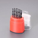 エスコ (ESCO) EA824BP-113 1.5-8.0mm/13本組 木工用ドリルセット(HSS) EA824BP-113