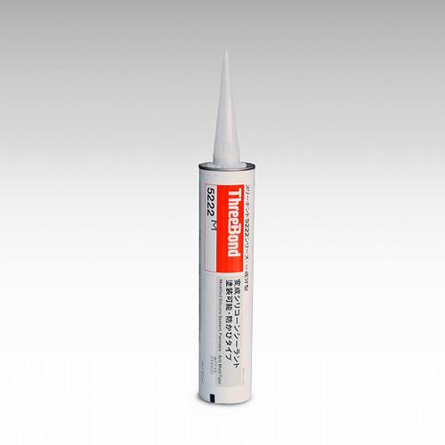 仕様：●メーカー:スリーボンド●型番:5222M●内容量:320ml●使用温度範囲:-40~100°C●色:白●硬化時間:1時間(23°C/50%条件下で)●完全硬化時間:24時間で2.5~3mm硬化(25°C/55%条件下で)●耐熱温度範囲:100°C●粘度:450Pa・s●主成分:変成シリコーン●各種被着体に対する接着性に優れています。●ペインタブルタイプですので硬化物への塗装も可能です。●建築・土木関係の目地シール、車両のウィンドウや継ぎ目のシール、電気部品のシール、接着に使用できます。●耐熱、耐寒性に優れています。-40~100°Cの温度範囲で安定したゴム弾性を保ちます。商品画像に関する注意事項：●画像に数字等の情報が入っている場合は、　品番末尾が対象商品の画像となります。