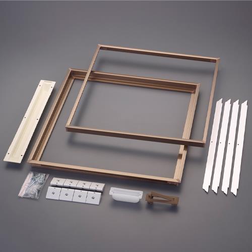 エスコ (ESCO) EA997LF-15 606x606x11.5mm 床下点検口(ライトブロンズ) EA997LF-15 【2個セット】