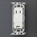 エスコ (ESCO) EA940CD-466A 125V/15A 埋込コンセント(1口/アースターミナル付) EA940CD-466A 【9個セット】