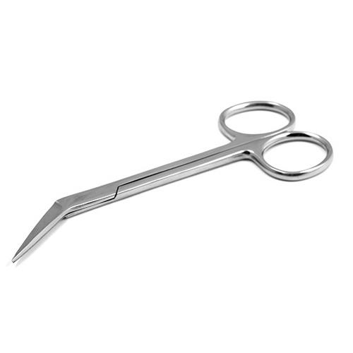 エスコ (ESCO) EA540ME-24 118mm はさみ(精密・アングルヘッド/ステンレス製) EA540ME-24 【3個セット】