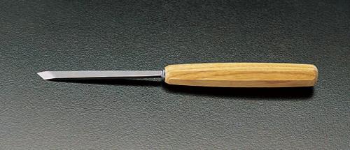 Chisels - エスコ (ESCO) EA588GZ-8 8.0mm 切出し型・彫刻のみ EA588GZ-8 【2本セット】