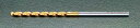エスコ (ESCO) EA824NN-4.8 4.8x200mm ロングドリル(Tin coat・Co-HSS) EA824NN-4.8