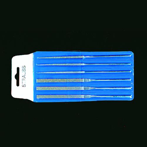 エスコ (ESCO) EA826VJ-9 140mm ダイヤモンド鑢(平・丸・6本組/粗・中・細目) EA826VJ-9