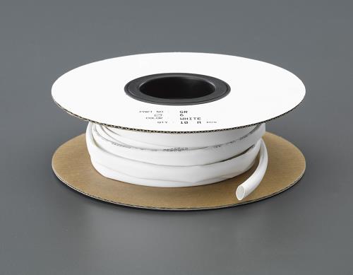 仕様：●収縮前内径:4.0mm●収縮後内径:1.75mm●収縮前肉厚:0.25mm●収縮後肉厚:0.42mm●収縮率:50%●全長:10m●耐電圧:600V●使用温度範囲:-55°C~125°C●材質:ポリオレフィン●重量:58g●色:白●90°Cの加熱で50%収縮(直径) します。商品画像に関する注意事項：●画像に数字等の情報が入っている場合は、　品番末尾が対象商品の画像となります。