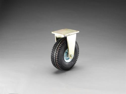 エスコ (ESCO) EA986KD-310 310mm キャスター(固定金具・空気入車輪) EA9