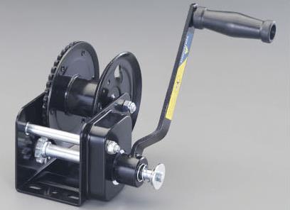 エスコ (ESCO) EA989SC-4 727kg ハンドウインチ(自動ブレーキ付) EA989SC-4