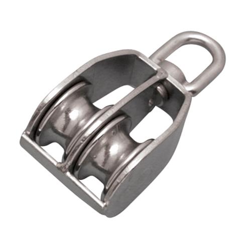 エスコ (ESCO) EA987SM-66 50mm 滑車(ステンレス製/2車) EA987SM-66