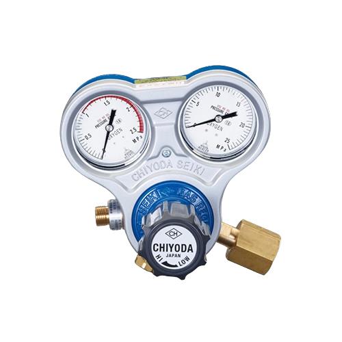 エスコ (ESCO) EA316A-4A 酸素調整器(関東式雌ネジ/乾式安全器内蔵型) EA316A-4A