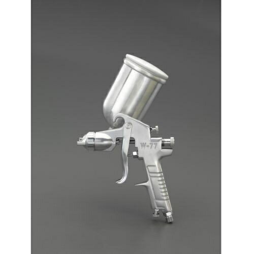 仕様：●カップ容量:400ml●使用圧力:0.34MPa●吐出し空気量:85L/min●ノズル径:1.3mm●取付ねじ:G1/4”●重量:890g●使用コンプレッサー:0.8kw●塗料供給方式:重力式●一般塗装用●カプラー付商品画像に関する注意事項：●※商品の刻印は生産ロットによって変わります。●画像に数字等の情報が入っている場合は、　品番末尾が対象商品の画像となります。