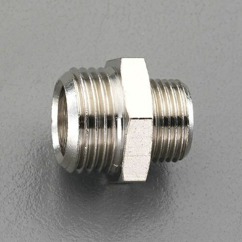 エスコ (ESCO) EA141CD-34 G 3/8"xG 1/2" 異径ニップル(真鍮製) EA141CD-34 【9個セット】
