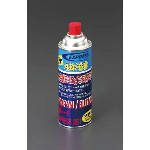 エスコ (ESCO) EA303E-1 225g ガスボンベ(EA302FB,EA303C,E用) EA303E-1 【10本セット】