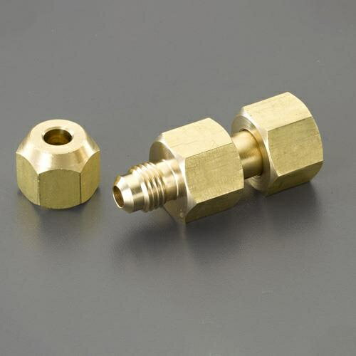 エスコ (ESCO) EA316D-10 フレアーアダプター/窒素用 EA316D-10 【3個セット】