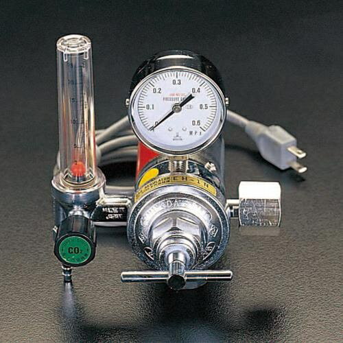 エスコ (ESCO) EA316EB 炭酸ガス調整器(溶接ヒーター付) EA316EB