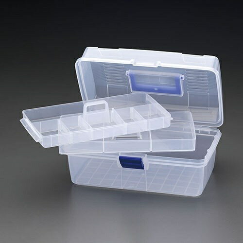 エスコ (ESCO) EA505AC-2A 342x211x161mm 工具箱(中皿付) EA505AC-2A 【4個セット】