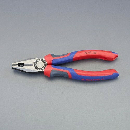 仕様：●メーカー:KNIPEX(クニペックス)●型番:0302180●ハンドル:コンフォート●仕上げ:磨き●刃硬度:HRC60●切断能力:銅線(多芯):φ12.0mm中硬線:φ3.4mm硬線:φ2.2mm●全長:180mm●重量:254g●材質:高品質工具鋼、樹脂グリップ●平材および丸材のグリップゾーンがあり、様々な用途に使えます。●軟線および硬線用の切刃付●比較的厚いケーブルを切断するための長い切刃●人間工学に基づいたコンフォートハンドル商品画像に関する注意事項：●画像に数字等の情報が入っている場合は、　品番末尾が対象商品の画像となります。