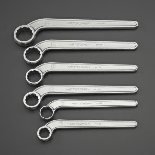 エスコ (ESCO) EA613NA 6本組 片口めがねレンチ EA613NA(4.0)