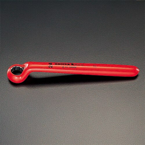 エスコ (ESCO) EA640LB-7A 7mm 片口メガネレンチ(絶縁) EA640LB-7A 【2本セット】