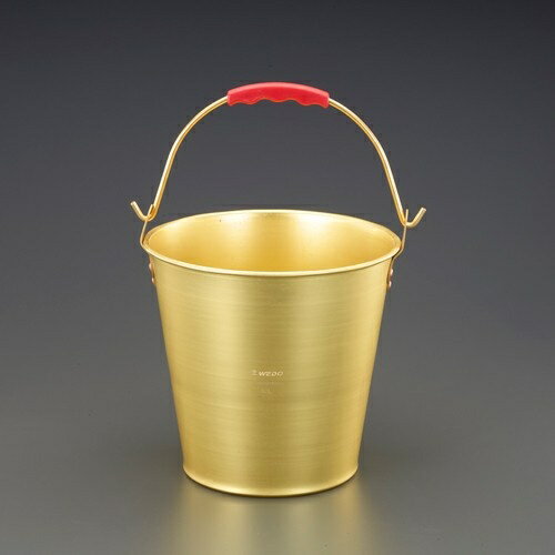 エスコ (ESCO) EA643HC-1A 10L バケツ(ノンスパーキング・真鍮製) EA643HC-1A