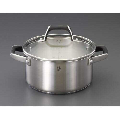 エスコ (ESCO) EA913VM-29B 240mm/ 6.0L 両手鍋(ステンレス製) EA913VM-29B