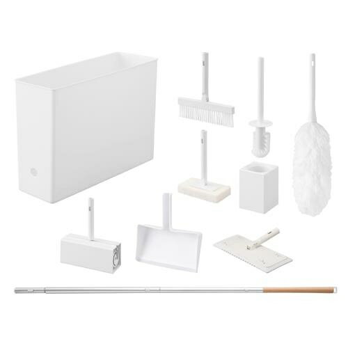 エスコ (ESCO) EA928AB-103 [9点組] 掃除用具セット(ホワイト) EA928AB-103