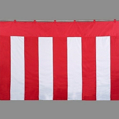 エスコ (ESCO) 3600x1800mm[2間] 紅白幕(ポ