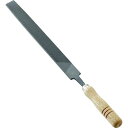 TRUSCO 鉄工用ヤスリ 木柄付 平 荒目 刃長300 THI300-01-S ( THI30001S ) トラスコ中山(株)